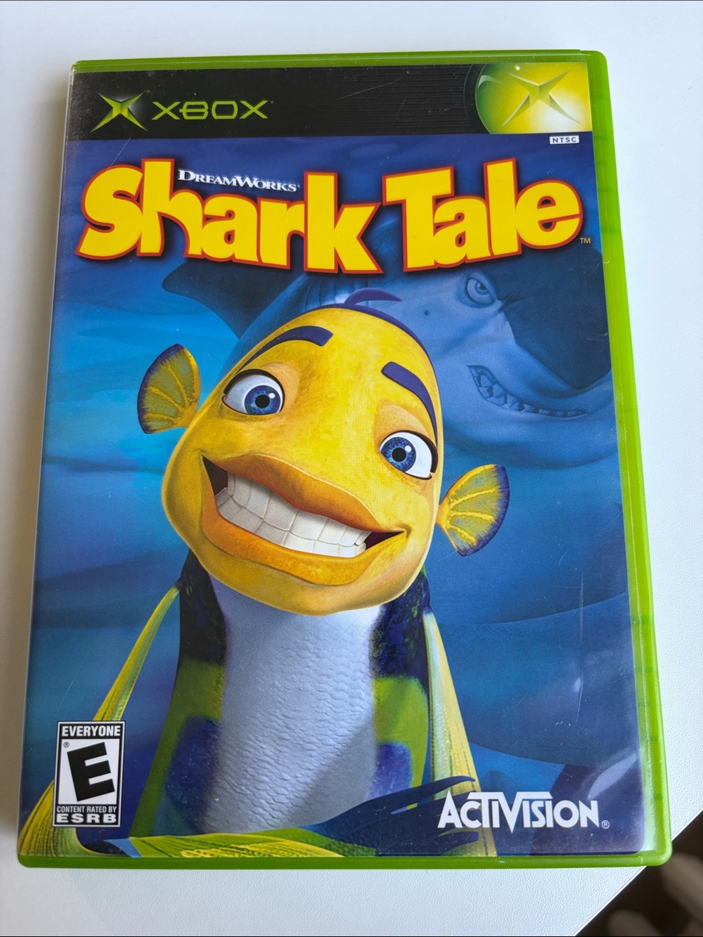 DreamWorks Shark Tale Xbox Game (Yellow, Blue)